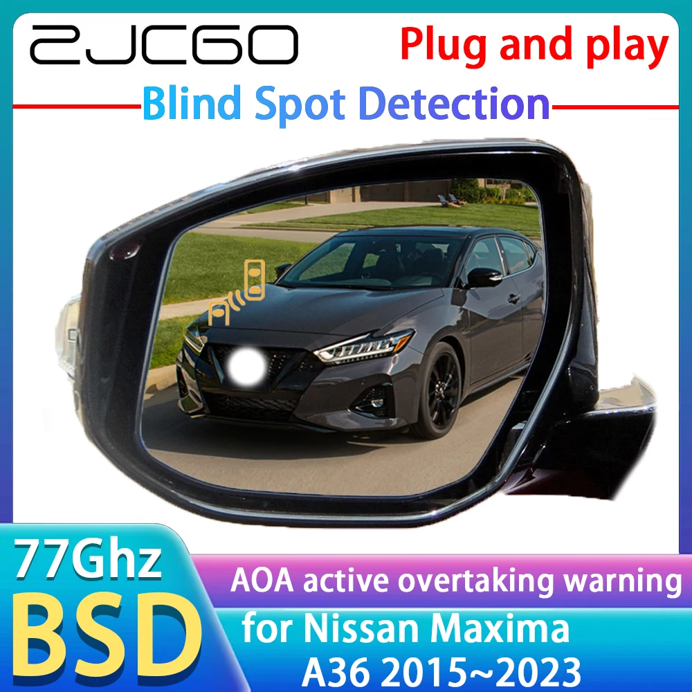 ZJCGO 77 ГГц радар-детектор BSD оповещение об обнаружении слепых зон зеркало