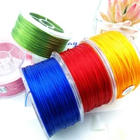 wear resistant raw silk elastic thread handmade bracelet elastic thread beaded elastic rope crystal thread bead thread 0 50 6mm