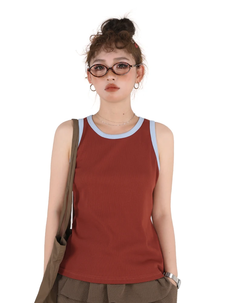 Оригинальная новинка 2024 летняя новая американская майка Gyaru для отдыха женская