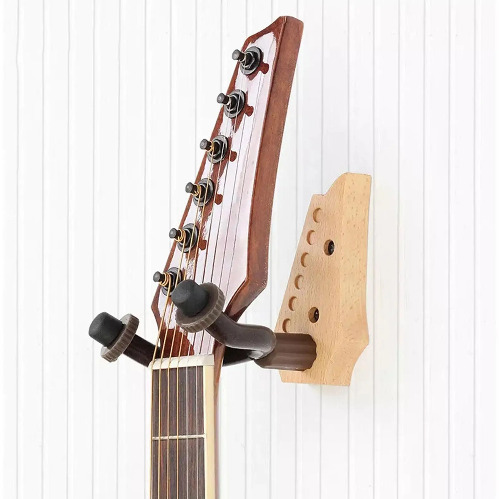 

1 шт. вешалка для гитары, стойка для дисплея, крючок для гитар, настенные вешалки для фольклорной классической электрогитары, пластиковая/бу...