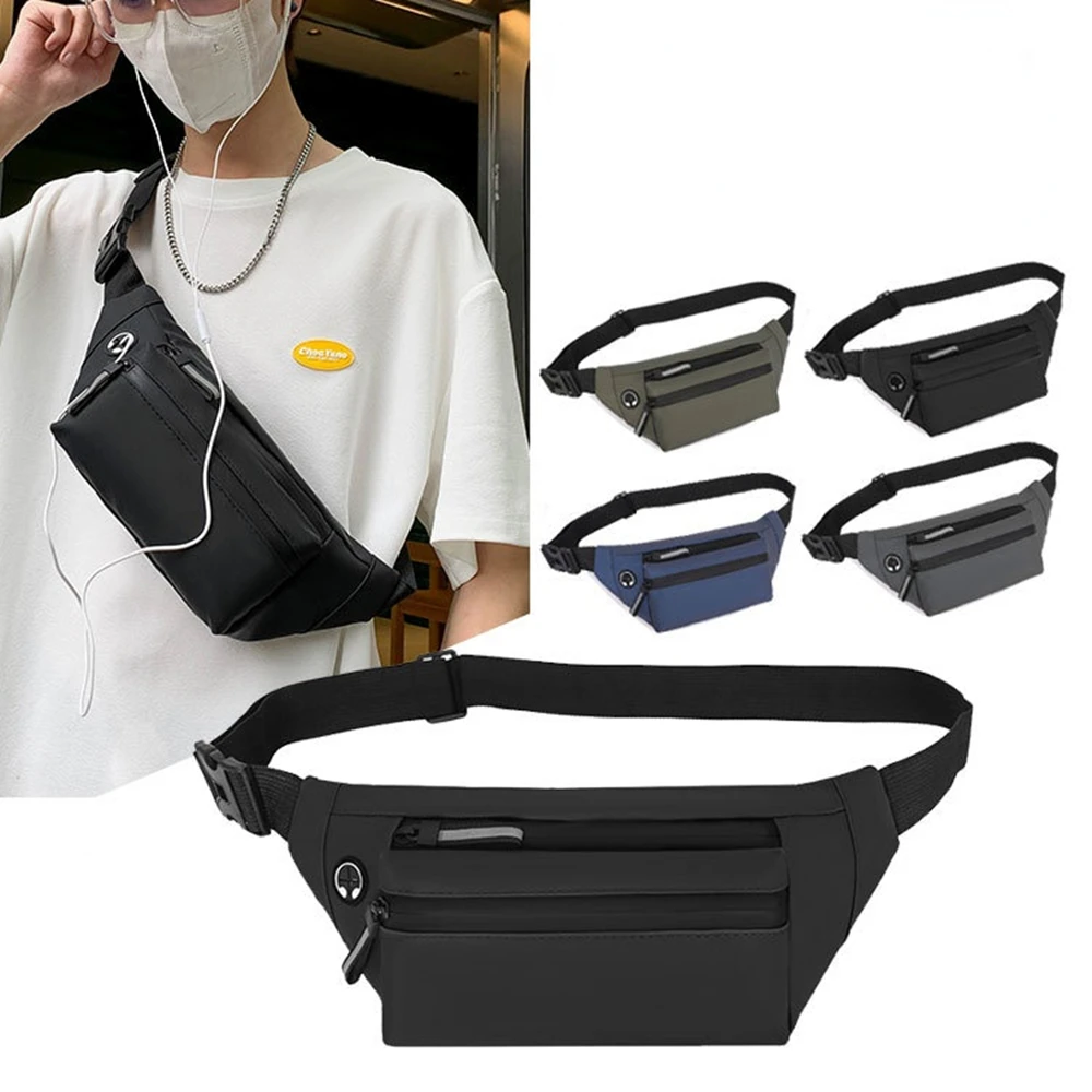 

Functional Messenger Bag Men's Cheap Waterproof Men's Chest Bag Men's Outdoor Running Sports Mobile Phone Pocket