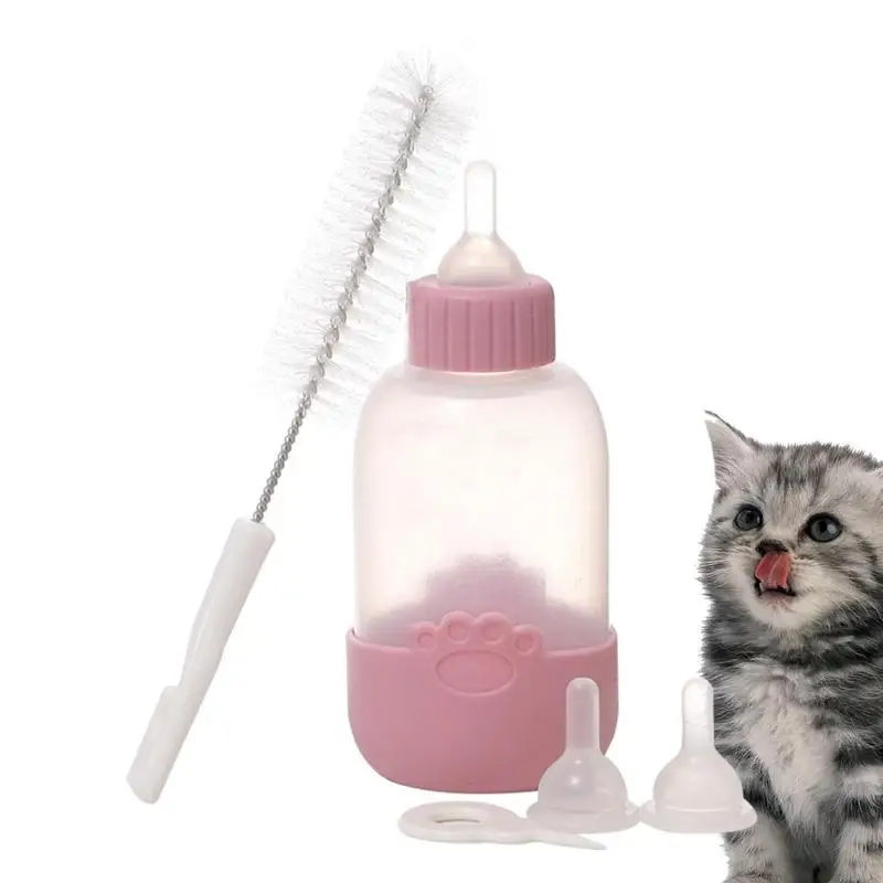 

Pet Feeding Bottle Puppy Milk Feeder Kitten Bottle 100ml Kitten Bottle Feeder Milk Feeder Food Grade Feeding Bottle With Teat