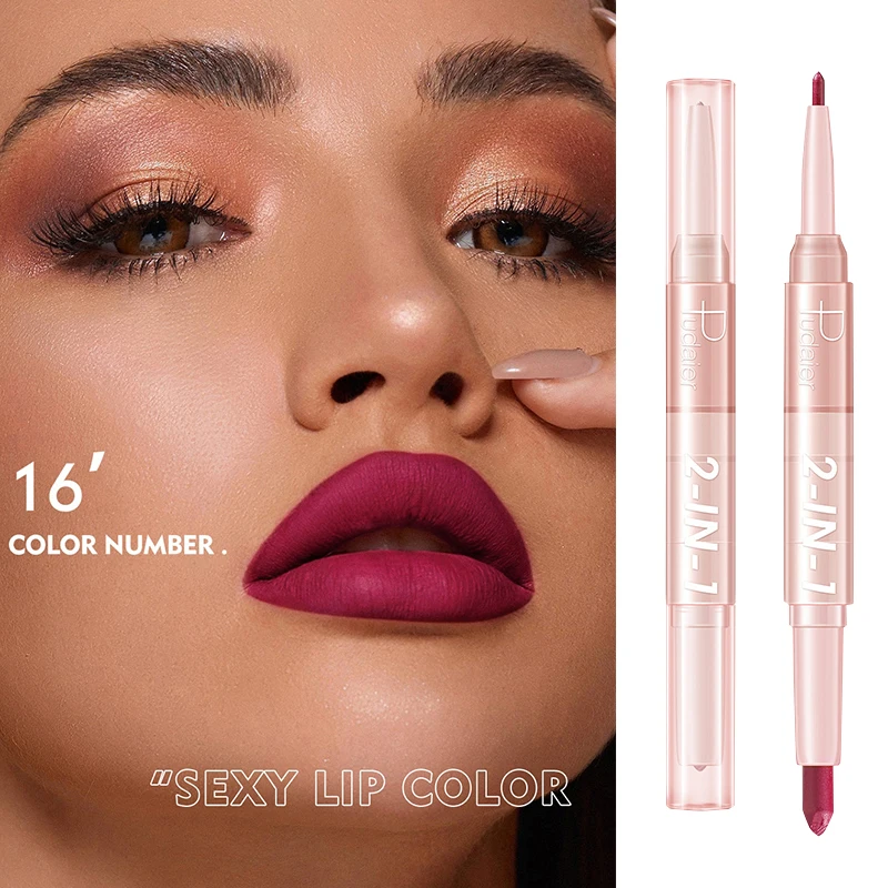 

Двойная фотография, стойкая матовая фотография, подводка-карандаш, бархатный нюдовый макияж, красота, косметика для губ, макияж