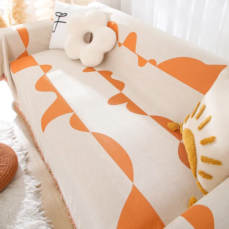 

Sofa Cover Blanket for All Seasons All-inclusive Sofa Towel Chenille Cover Living Room Sofa Cover Anti-cat Scratch Sofa Cover
