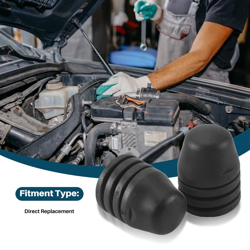 2 шт. черный резиновый капот стопорный буфер бампера 867827500 A для Bora Caddy Jetta Golf Passat