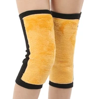 1 pair of anti cold knee pads plus gold velvet anti arthritis warm knee pads support breathable thickened knee pads
