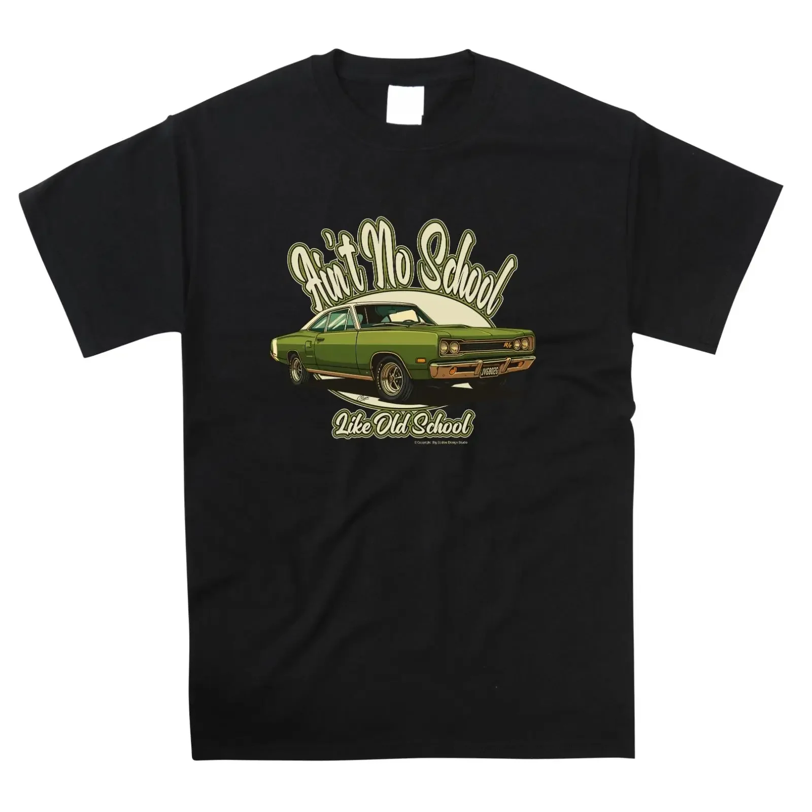 Фото Футболка Kustom Kulture American Car от Dan Errington, размер S 5XL, винтажная, повседневная, дизайнерская одежда, универсальная, унисекс. №1