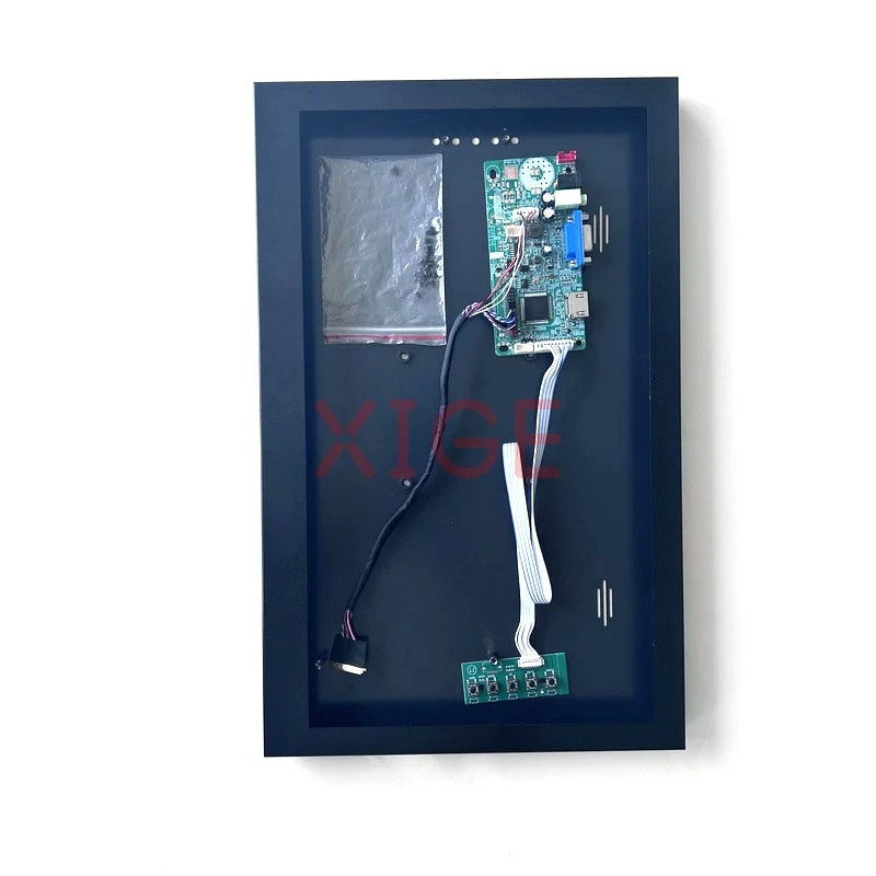 

Плата контроллера с металлическим корпусом и драйвером подходит для HB140WX1/HT140WXB 14 дюймов, Совместимость с VGA-HDMI 1366*768, комплект «сделай сам», универсальный монитор, 40-контактный LVDS