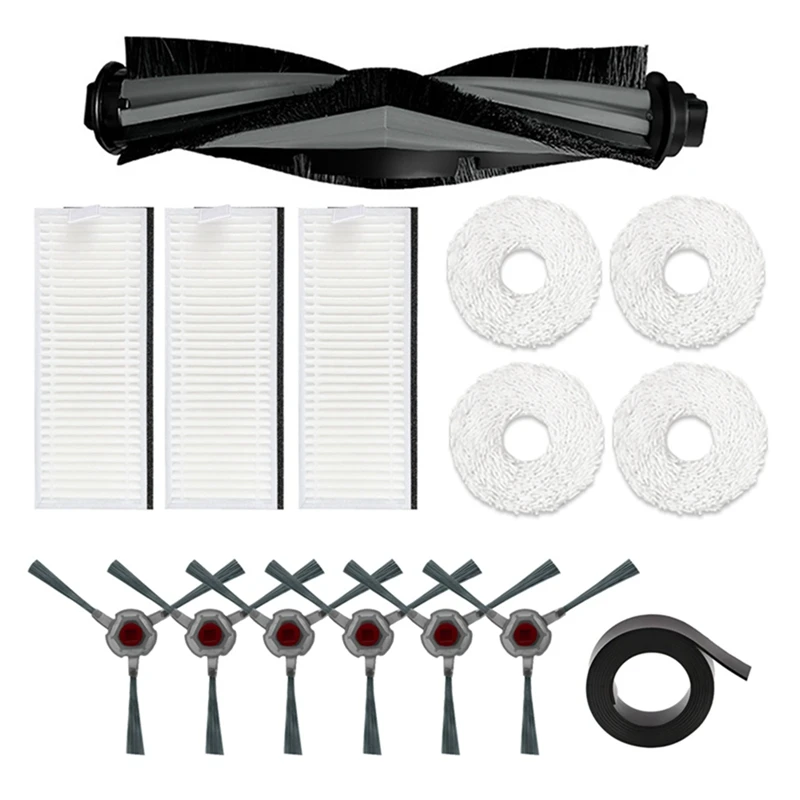 

For Ecovacs Deebot Ozmo N9+ Mop Cleaning Robot Replacement Side Brushes Main Brush Filter Mop Cleaning Pad Accessories