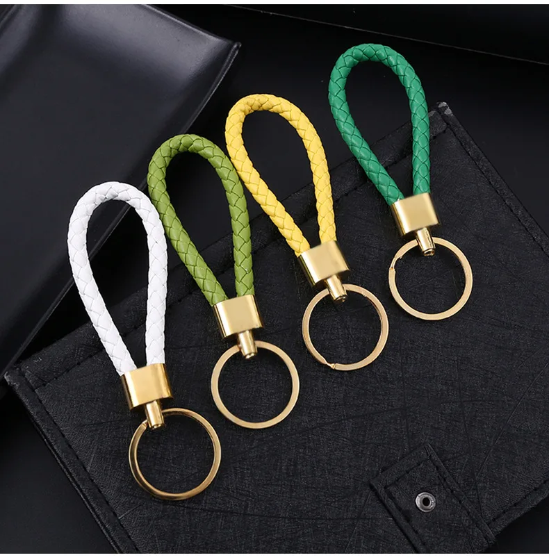 105 шт./лот 21 цвет цепочка для ключей мужчин и женщин из искусственной кожи