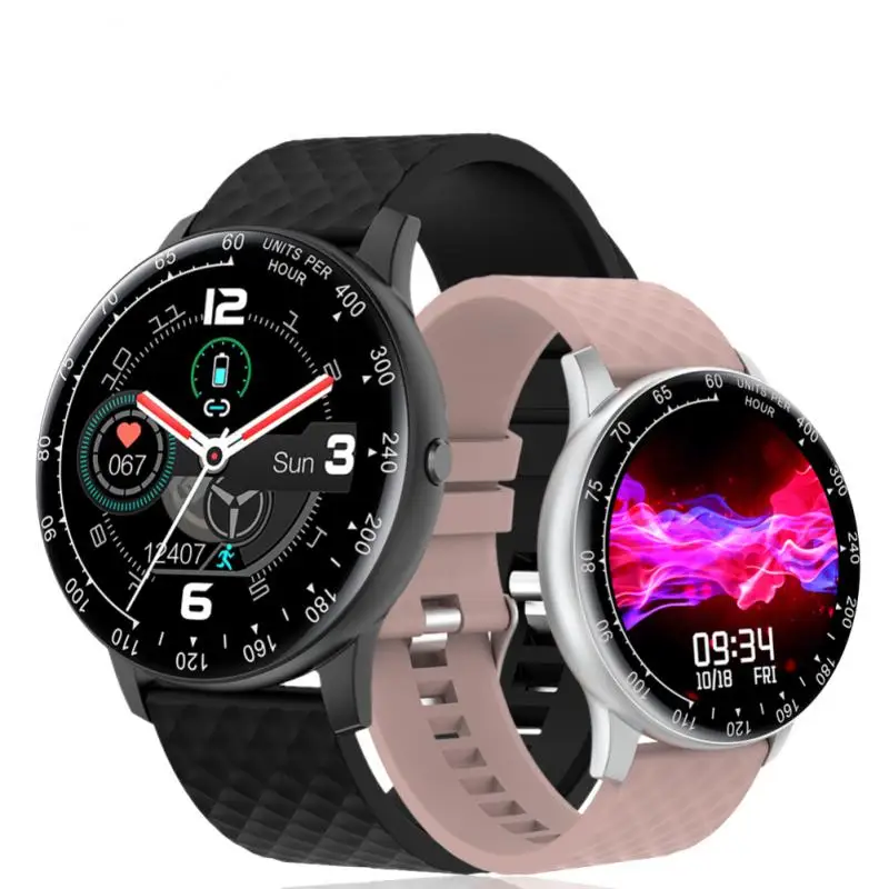 

Smart Watch Weather Forecast Full Screen Touch Custom Dial 1.28 Inches Waterproof Pedometer Fitness Tracker 200mah