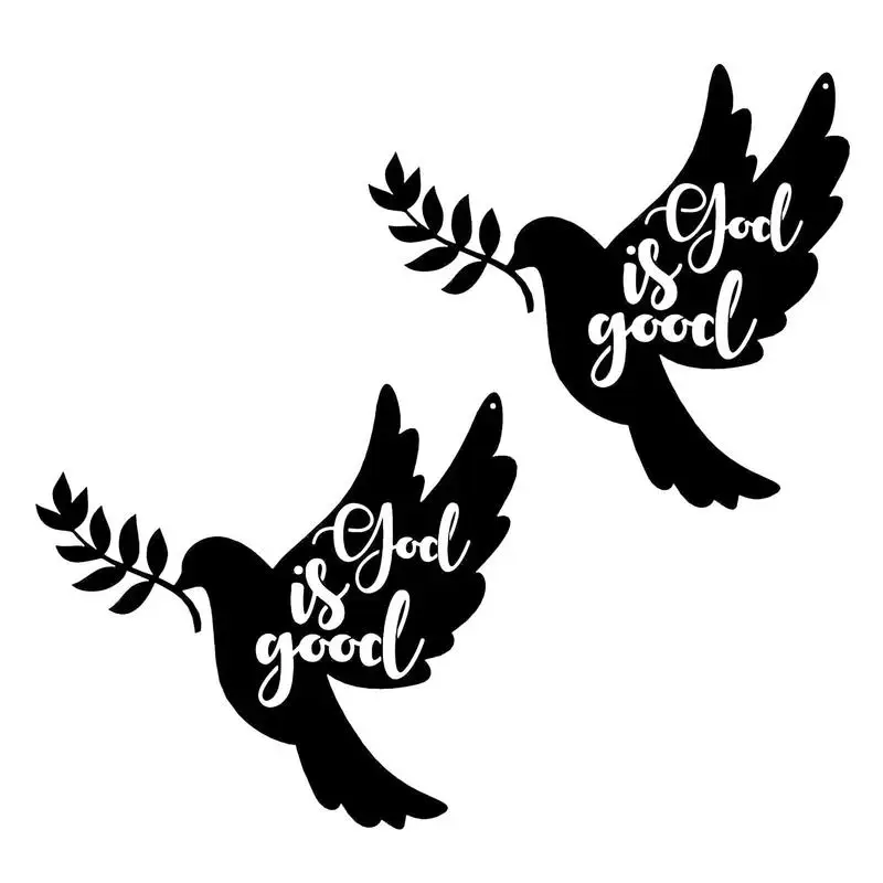 

Delicate Dove Bird Metal Wall Art Decorative Bedroom Decor For Kids Room Living Room Home Decorations 2PCS