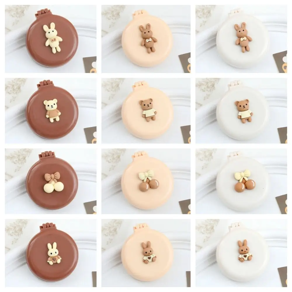 Расческа с изображением медведя 2 в 1 зеркальный набор массажная расческа кролика