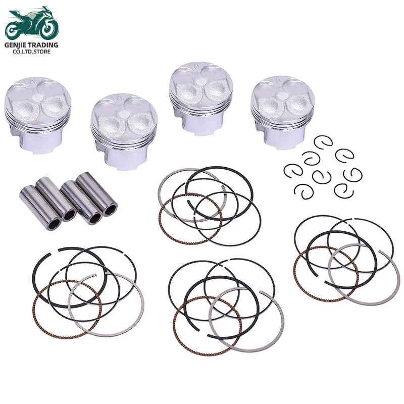 Поршневые кольца 56 мм 25 5 75 57 STD + 50 для мотоцикла Yamaha FZR400RR EXUP 1989-1994 3TJ-11631-01