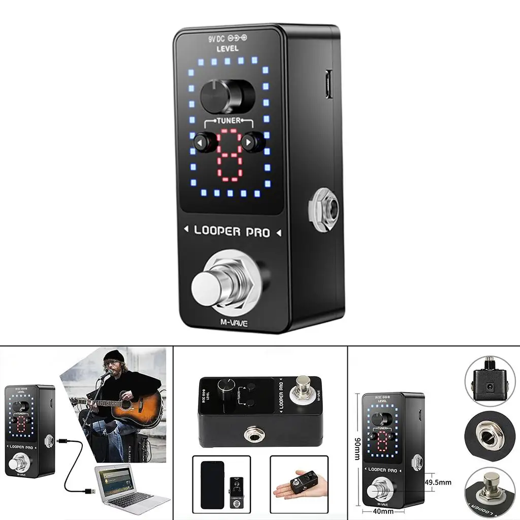 

9 Loops 40 Min. Recording Time Station Recording Looping Guitar Effects Pedal
