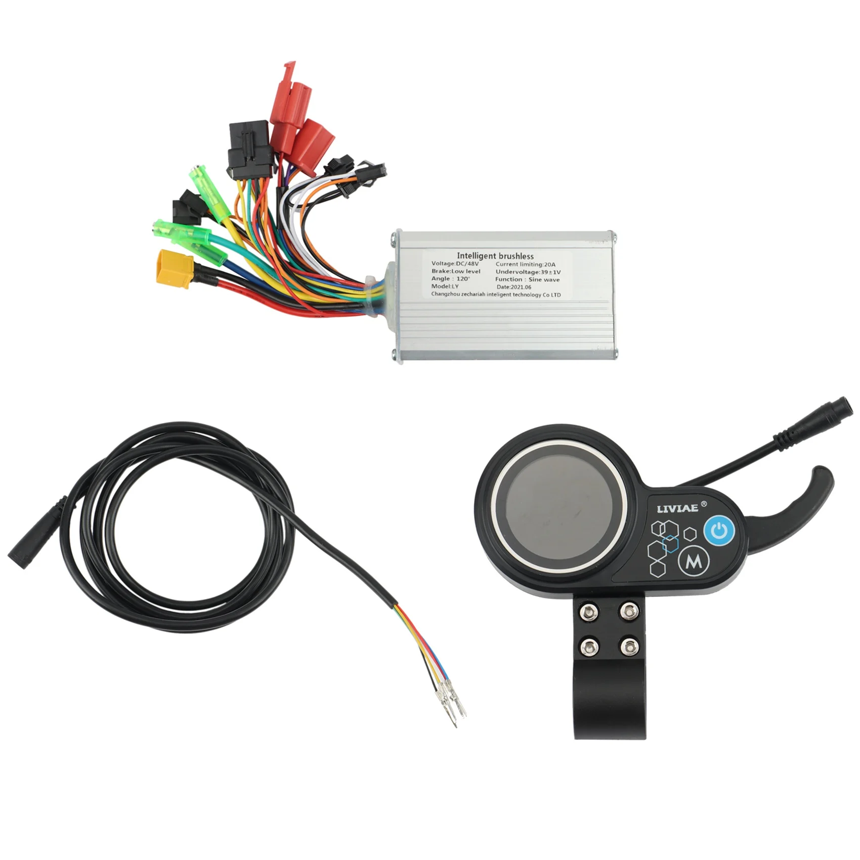 

Интеллектуальный Бесщеточный Регулятор скорости постоянного тока LIVIAE, контроллер переключателя акселератора, 48 В