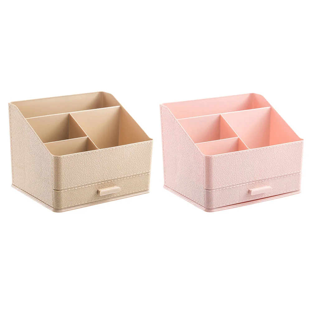 

2Pcs Desktop Storage Basket Home Cosmetic Basket Desktop Storage Container