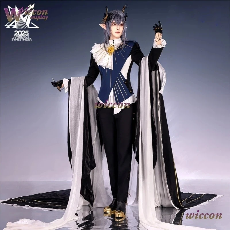 Фото g'7,n\5;e,8\v,5/Ynot ‌ ‌ Костюм для косплея Arknights Logos: Полный комплект персонажа из игры Rhythm Connection для Хэллоуина и вечеринок;4'v.7/n №2
