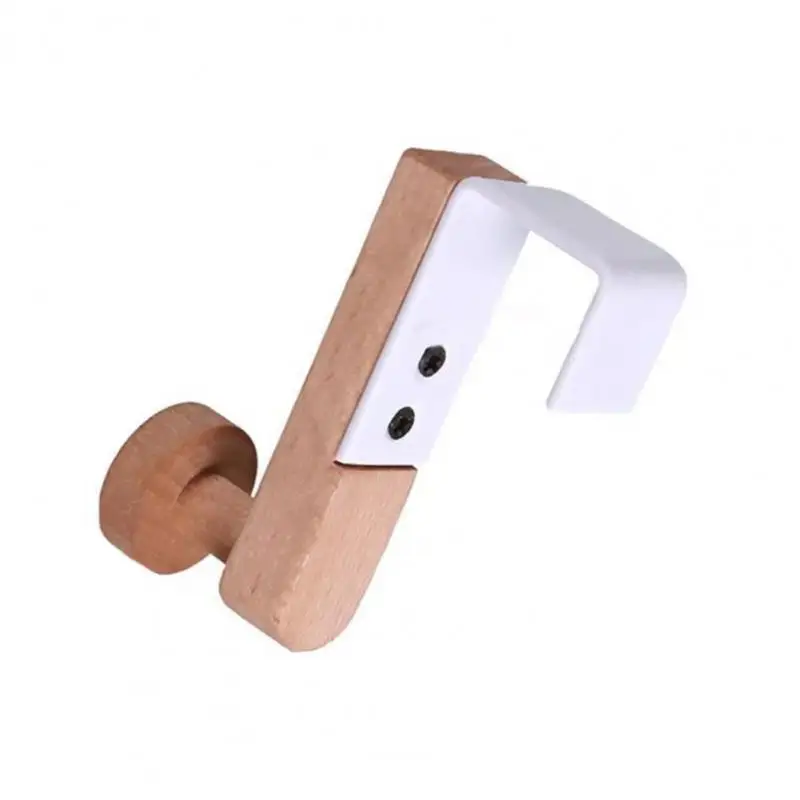 

Cabinet Hooks Anti-deform Nail-free And Punch-free Design Iron Wooden Rack Strong Load-bearing Durable Door Back Hanging Holder