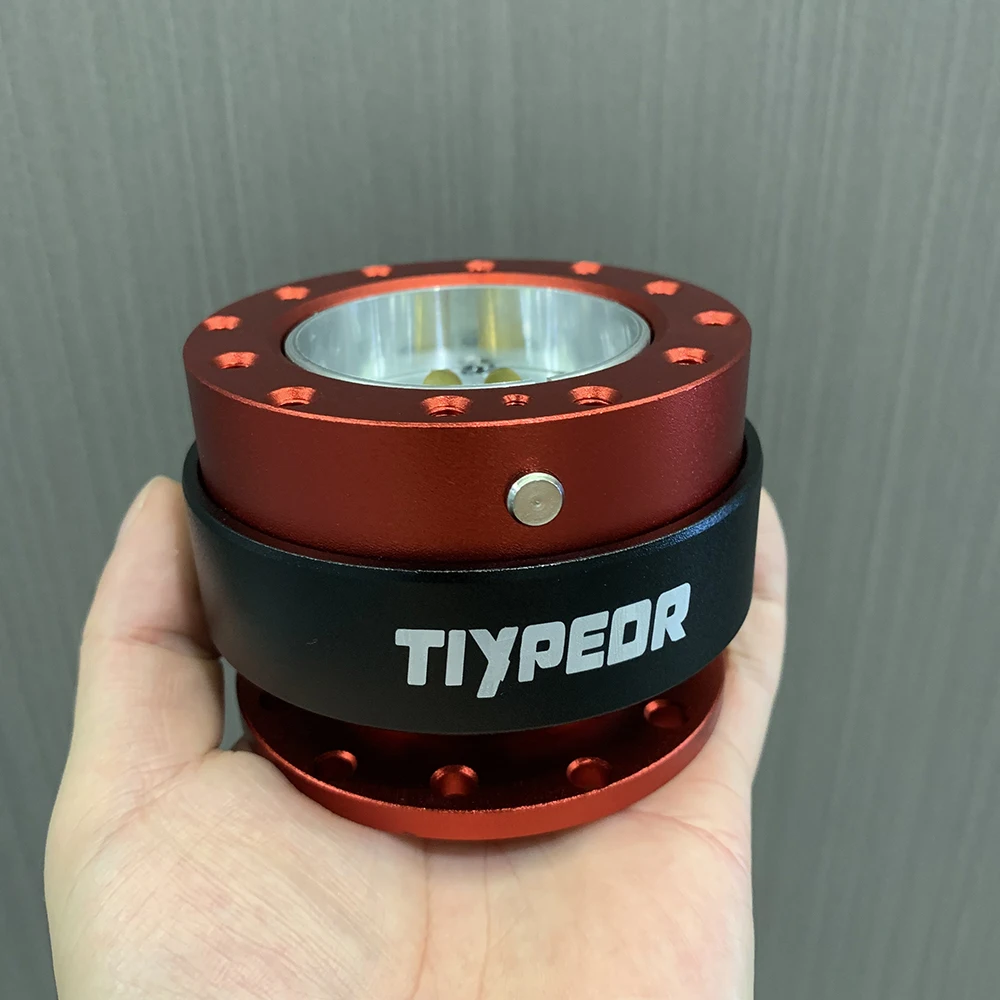 Tiypeor красный черный быстросъемный руль JDM универсальный комплект Boss адаптер