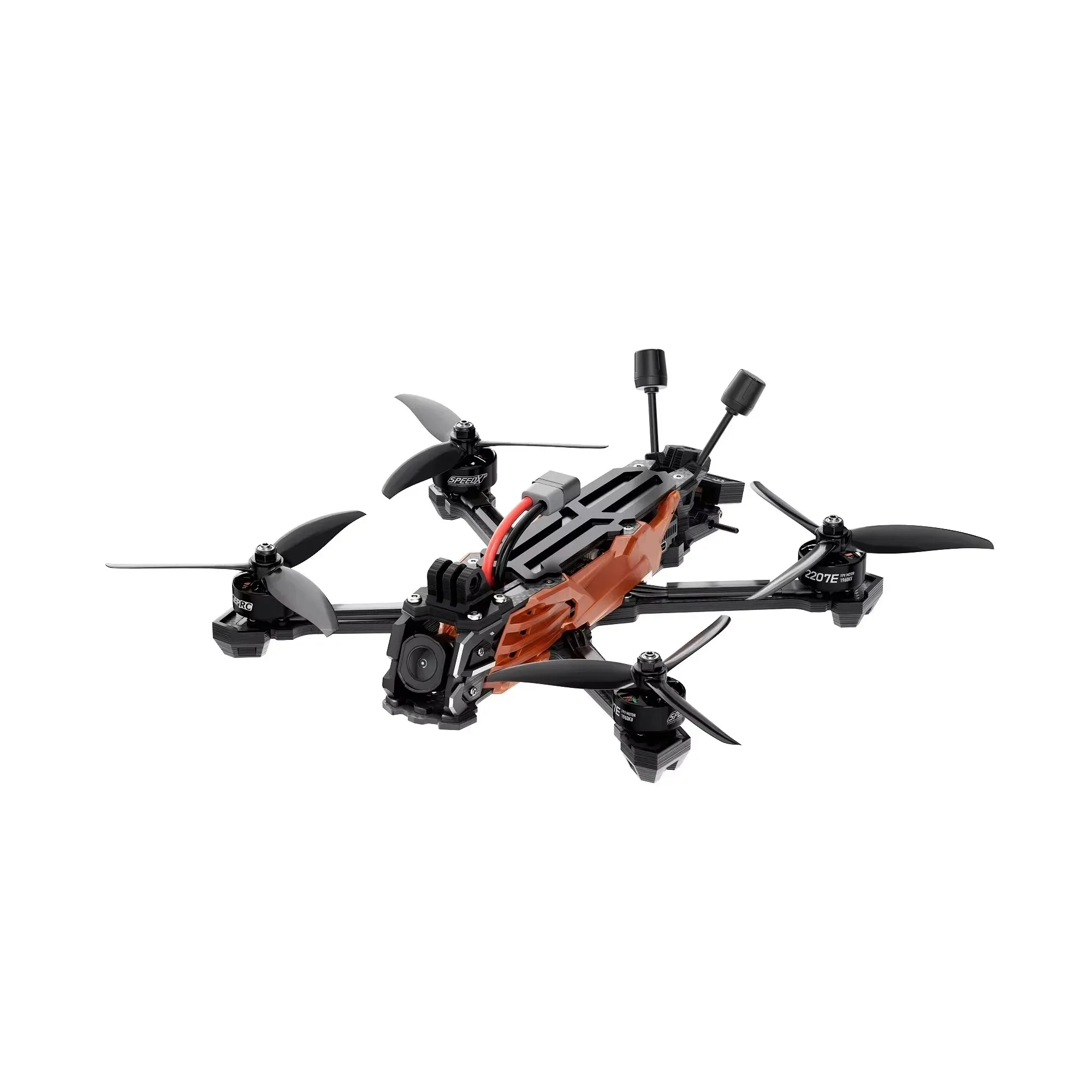 Фото GEPRC Vapor 5-дюймовый FPV-дрон для фристайла и гонок, конструкция рамы X/D для радиоуправляемых квадрокоптеров BNF PNP №3