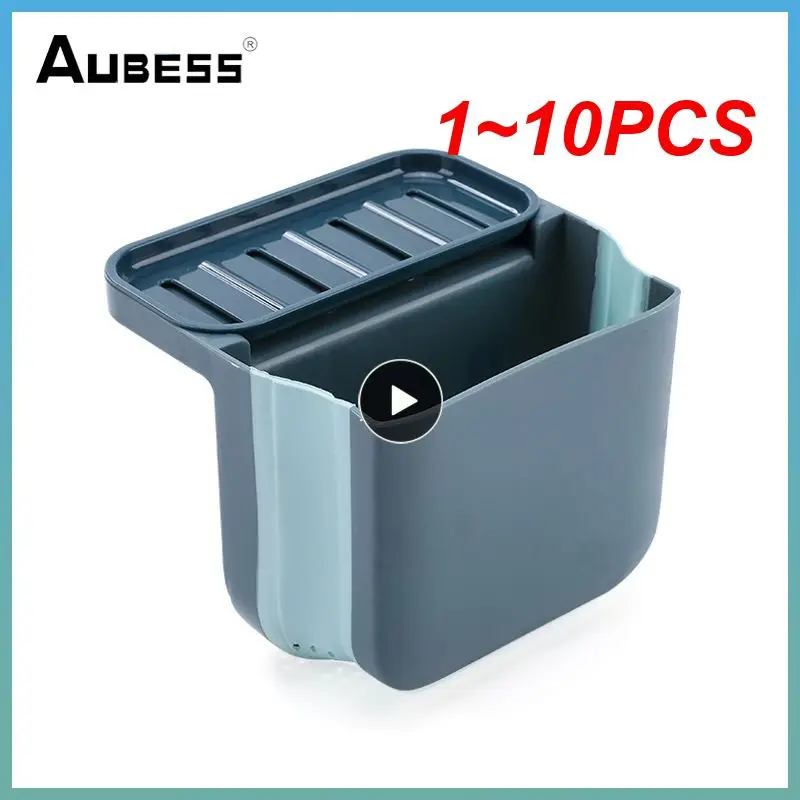 

1~10PCS Kitchen Sink Strainer Drain Rack Hanging Foldable Drainer Basket Soap Sponge Holder With Suction Cup Kitchen Accessories