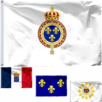 royal france during bourbon restoration 1815 flag 1365 pavillon royal de la 90x150cm 3x5ft louis philippe i banner 21x14cm