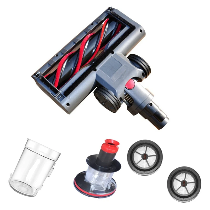 

Replacement Kit For Proscenic P11 Handheld Vacuum Cleaner Floor Brush Head With Roller Brush Dust Bucket Filter