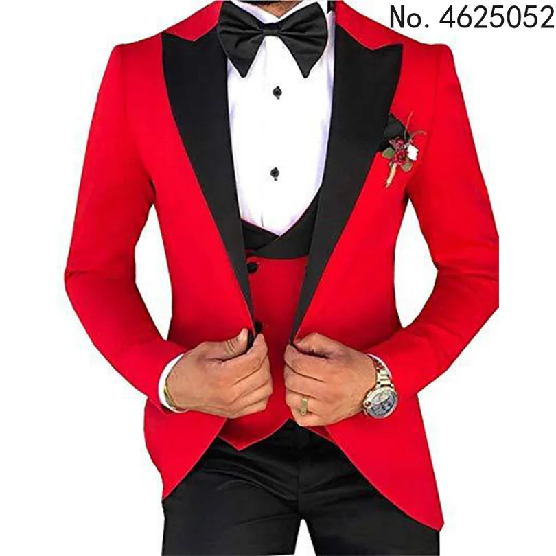 

2022 New Arrival African Men Three Pieces Sets Coat Inner and Pant Men Suit