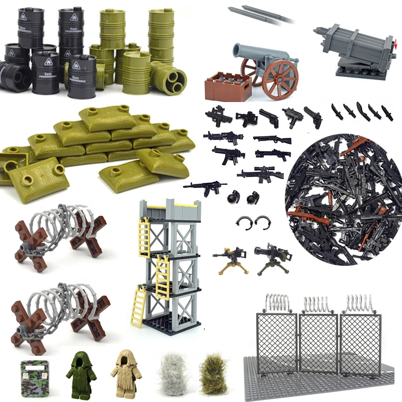 Аксессуары сделай сам оружие спецназа солдаты пистолеты забор гилли костюмы