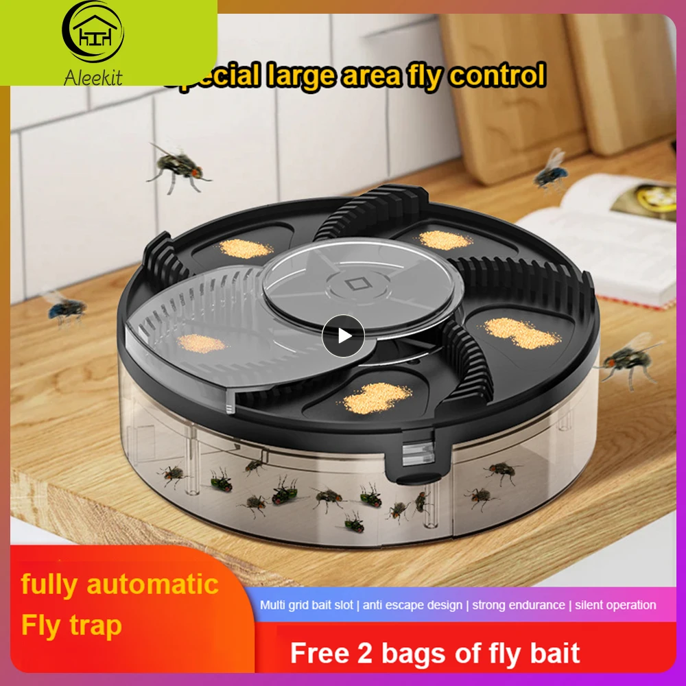 

Usb Fly Killer Fully Automatic Fly Catcher Restaurant Kitchen Household Charging Fly Catcher Safety Silent Kitchen Accessories