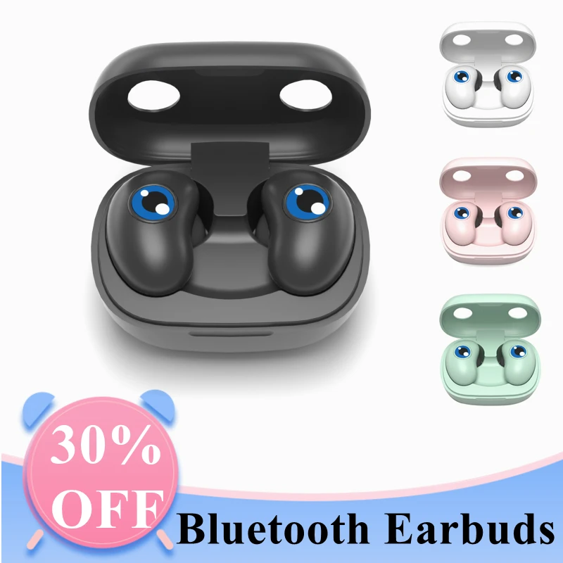 E6 TWS HIFI Sound Wireless Earbuds Sport Waterproof Bluetooth 5.1 Earphone Binaural Stereo Music Headset With Mic Charging Box