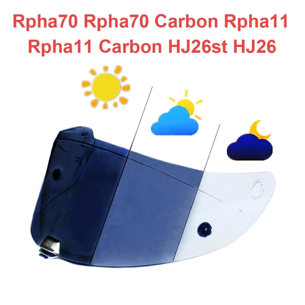 Rpha11 козырек для мотоциклетного шлема для HJC RPHA 11 RPHA 70 HJ-26 анти-УФ-защита от царапин пылезащитный ветрозащитный щиток мотозапчасти