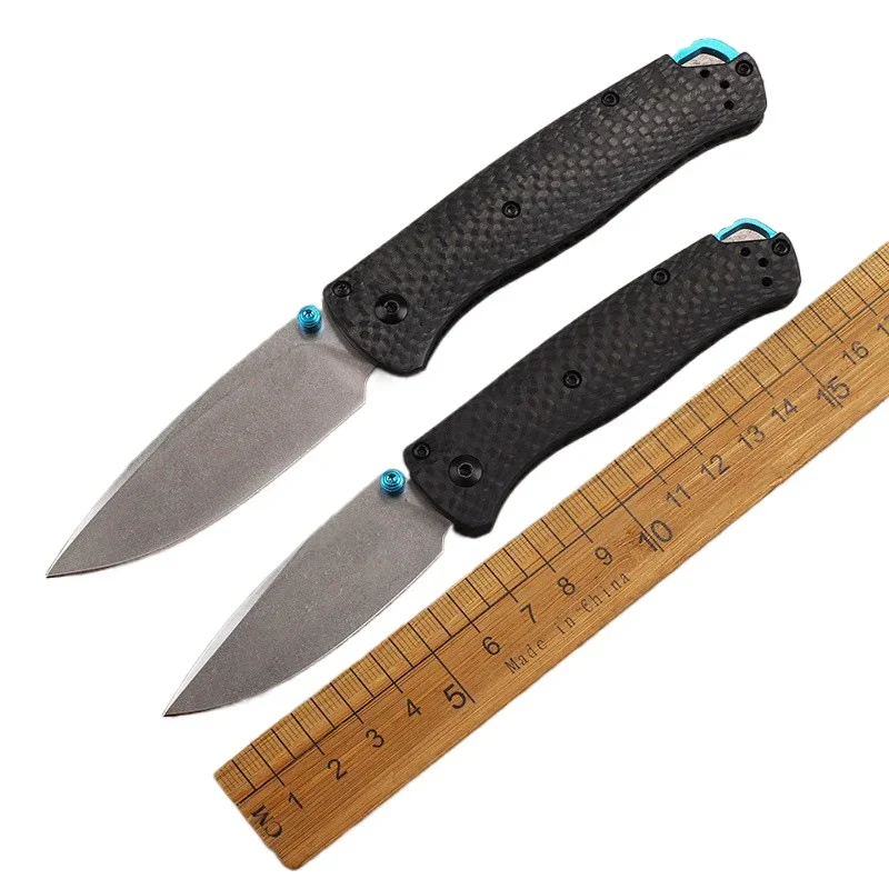 Складной нож S90V со стальным лезвием 60HRC с шарикоподшипником ручка из углеродного