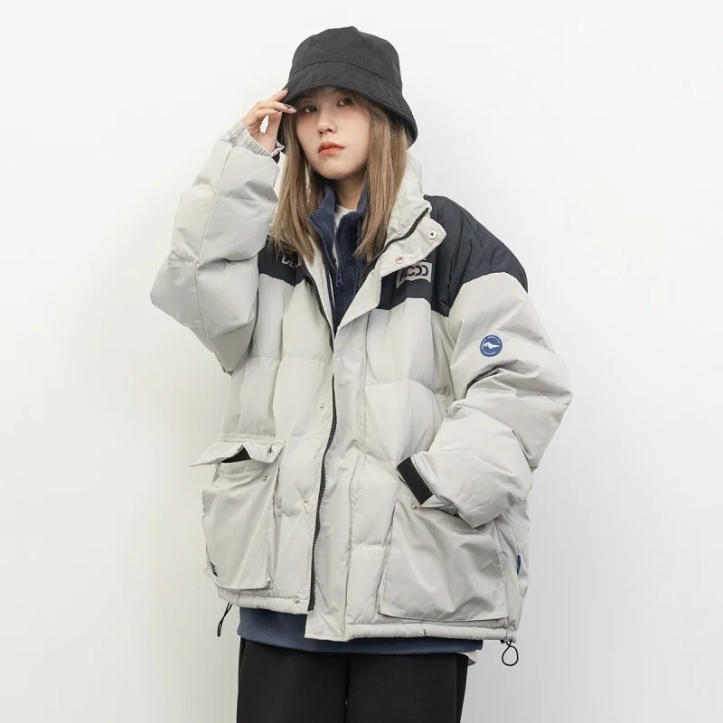 

Cotton Coat Parkas For Winter Autumn Thicken Warm Korean Padding Jacket Oversize Women 2022 Fashion Couple Bread Jacket Clothing