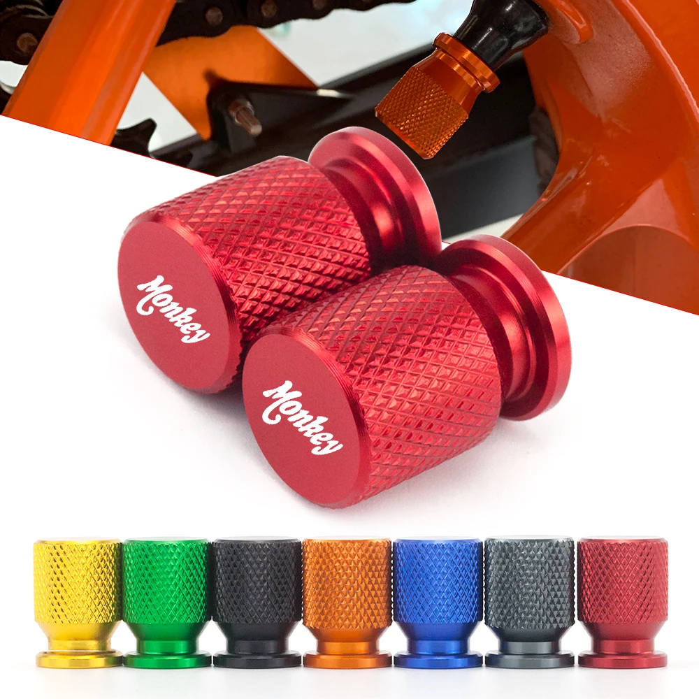 

Z125 Monkey Logo For Honda Z 125 Z-125 Motorcycle Accessories Universal 2Pcs Dustproof Airtight Wheel Tire Air Valve Cap Covers