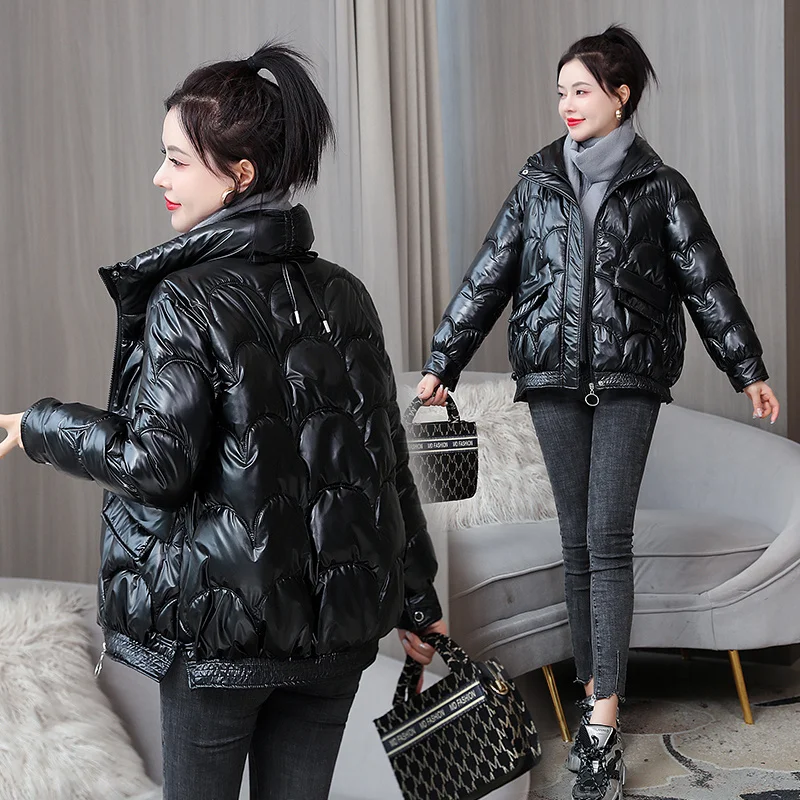 Winter Jacket Women Clothing Cotton-padded Parkas Korean Fashion Coats and Jackets Warm Female Loose Short Coat Parka Zm1816