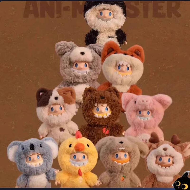 Фермер Боб Ani-Monster Series Toys Слепая коробка Animal Пушистый монстр Виниловый плюшевый