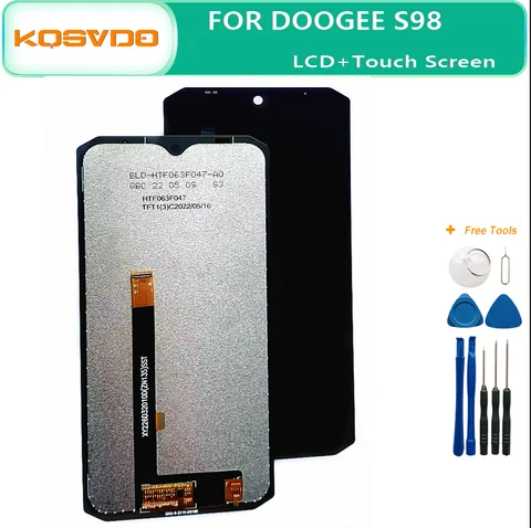 Оригинальный ЖК-дисплей DOOGEE S98 DOOGEE S99 и встроенный жк-дисплей для S98PRO + Инструменты