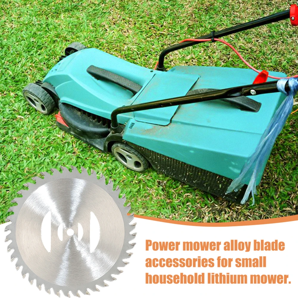 

1pc Lawn Mower Saw Blade 4.4'' 40Teeth Wheel Cutting Disc Grass Trimmer Head Cutter Alloy Blade Household Garden Mower Part