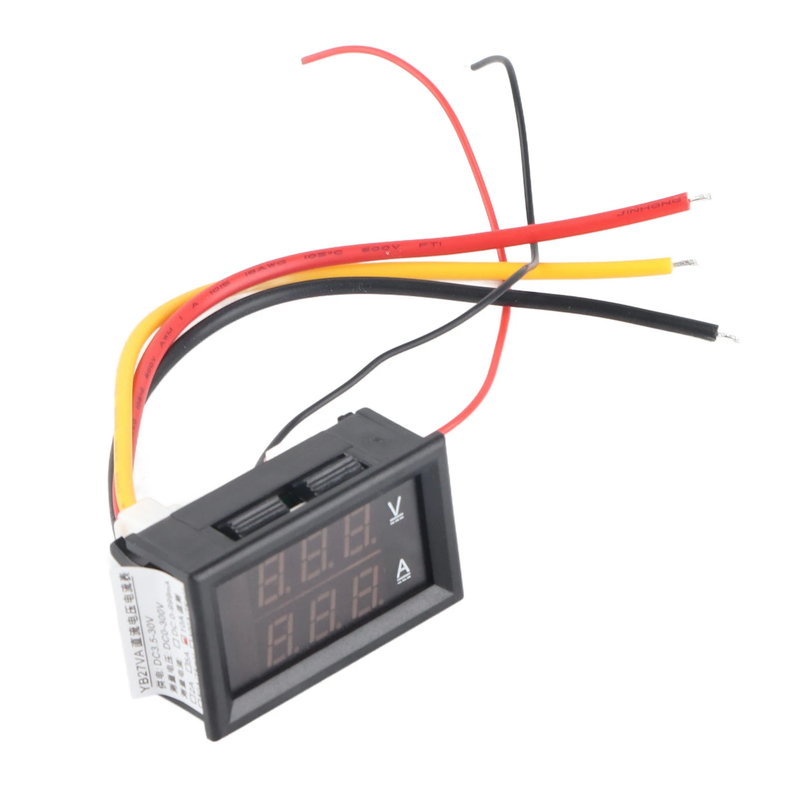 DC 0-300 В с двойным дисплеем вольт-амперметр цифровой амперметр напряжения тока