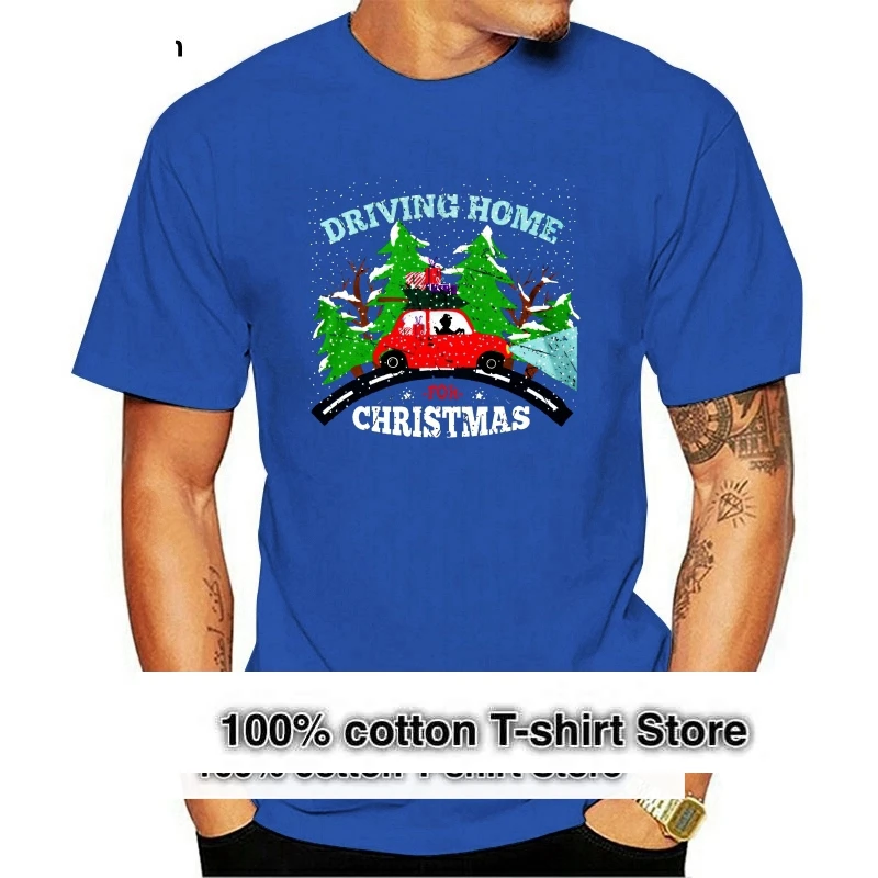 

Мужская футболка 2019, модная футболка с круглым вырезом для мужчин, для вождения дома на Рождество, по стандарту Великобритании, унисекс, нов...