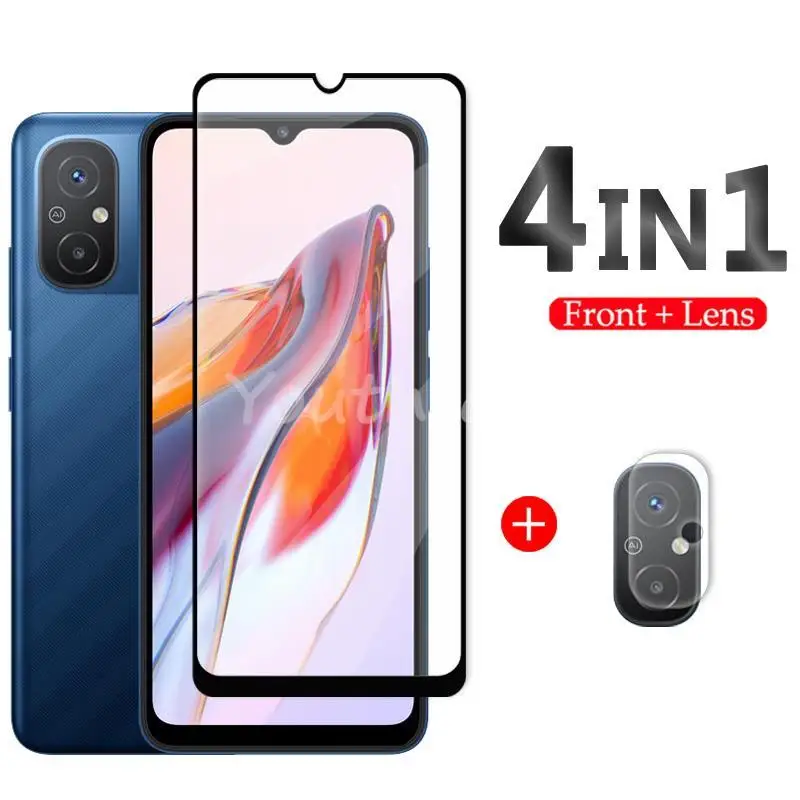 

For Xiaomi Redmi 12C Glass For Redmi 12C 10C 10A 10 9C 9 9A Tempered Glass Full Cover Screen Protector Film For Redmi 12C