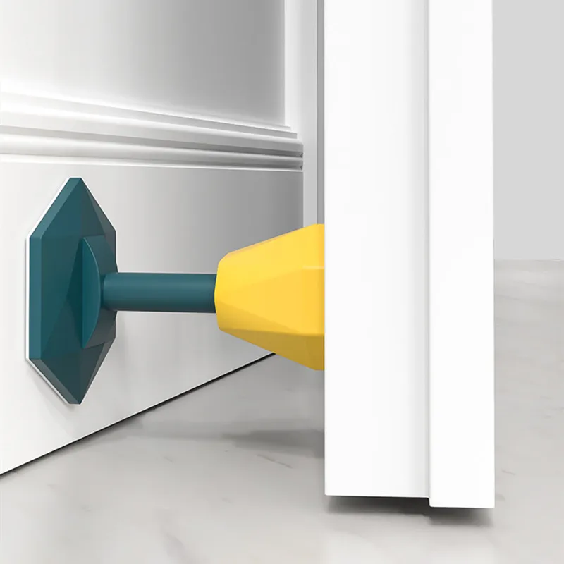 

Mute Silicone Door Stopper Self Adhesive Door Stops Bumper Door Pads Door Rear Retainer Door Wall Buffer Protector Safety Tools