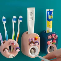 automatic toothpaste squeezer children cartoon cute toothpaste squeezer perforation free shelf clip toothpaste squeezer rack