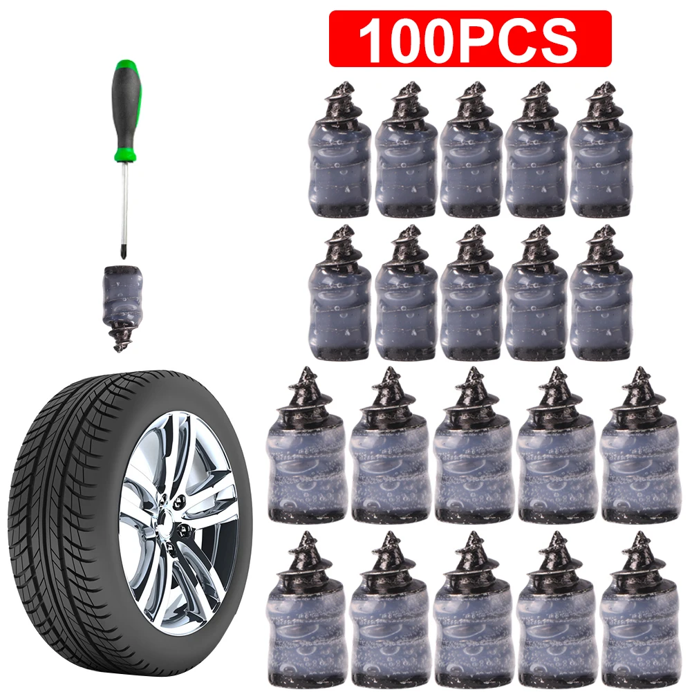 100 шт. ремонтный гвоздь для шин вакуумный ремонт набор гвоздей велосипедных
