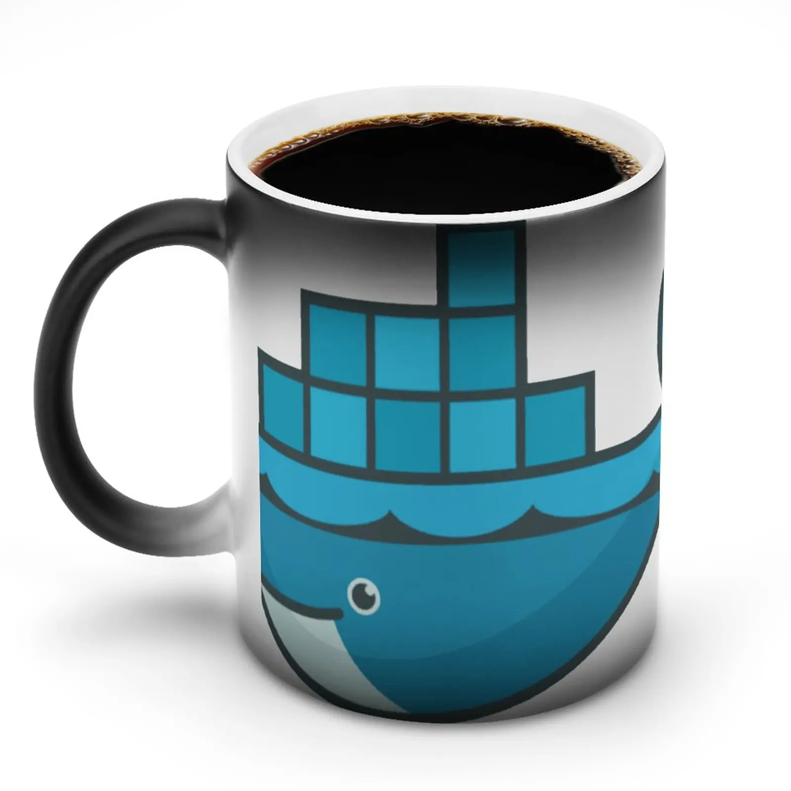 

Мертвой Докер, программируемая кружка, компьютерная стильная фотография, которая меняет цвет, дешевые чашки