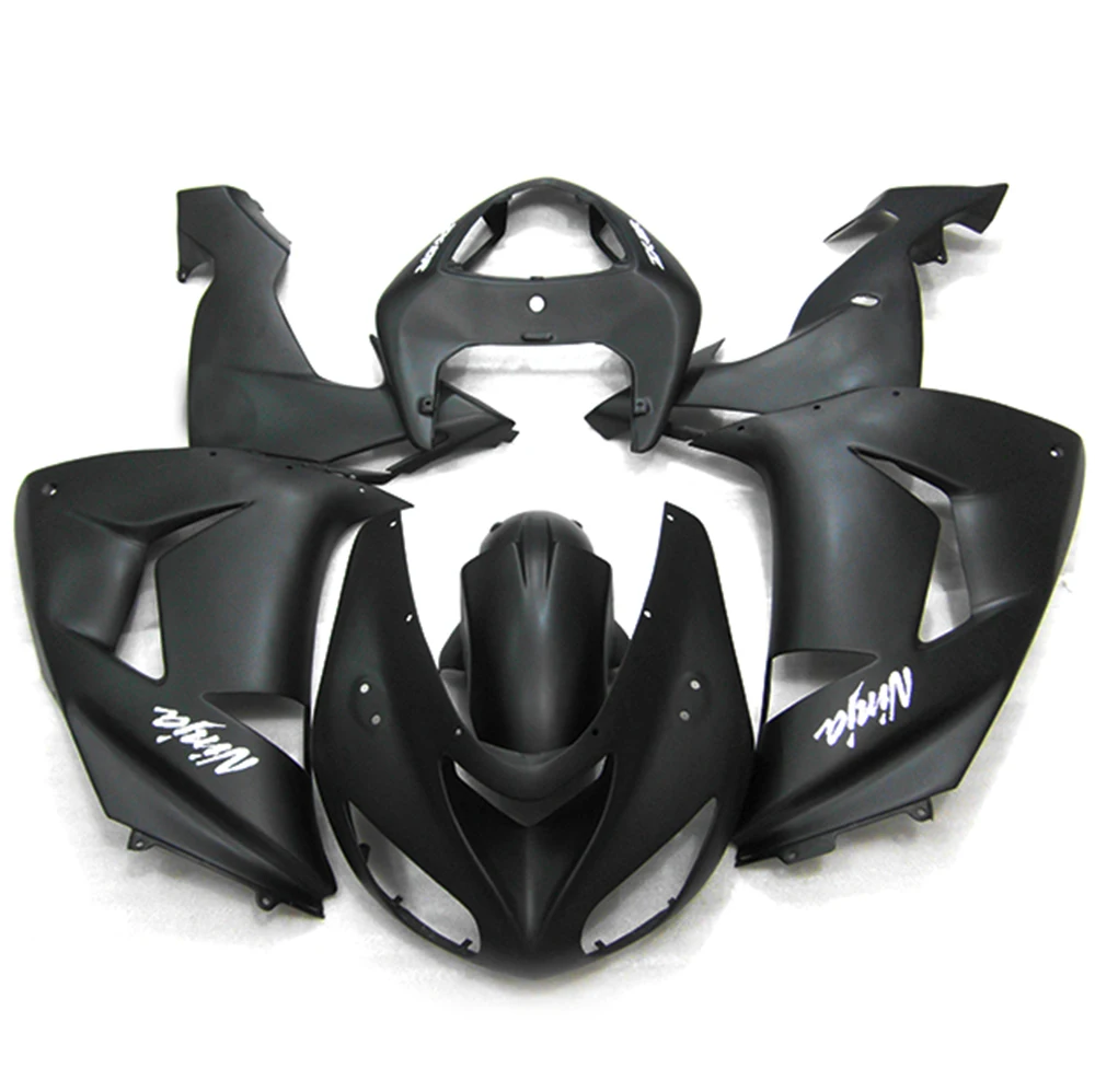 

НОВЫЕ комплекты обтекателей для цельного мотоцикла из АБС-пластика для Kawasaki Ninja ZX10R ZX 10R ZX-10R 2006 2007 Аксессуары для кузова черные