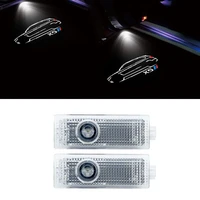2pcsset car door welcome light led projector light hd shadow warning lamp logo auto accessories for bmw x5 e70 f15 g05 logo