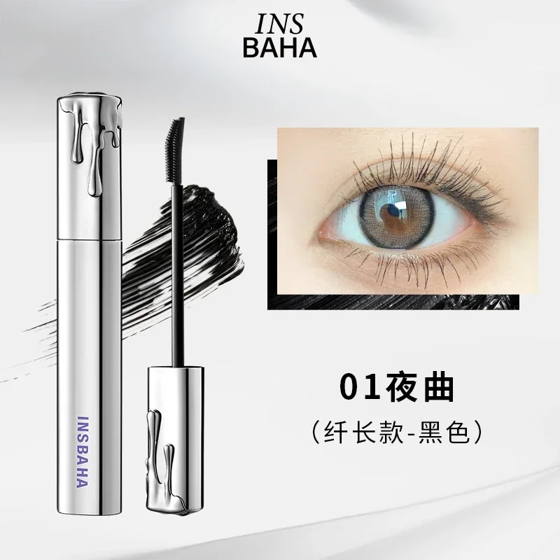 INSBAHA волнистые черные завитки вверх тонкий водонепроницаемый без пятен и прочная